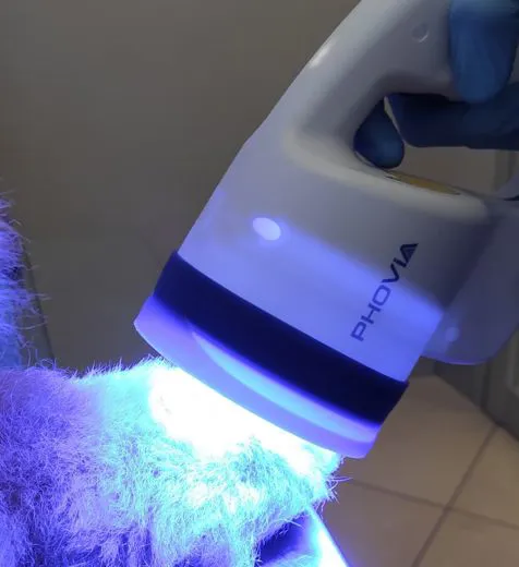 Trattamenti con energia luminosa fluorescente